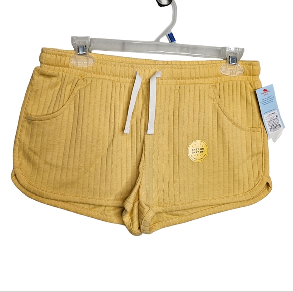 Cat & Jack Other - Cat & Jack Girl's Yellow Athletic Shorts Pockets Stretch NWT Girl's Large Plus